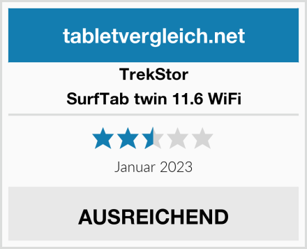 TrekStor SurfTab twin 11.6 WiFi Test