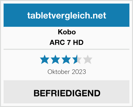 Kobo ARC 7 HD Test