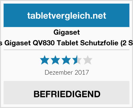 Gigaset dipos Gigaset QV830 Tablet Schutzfolie (2 Stück) Test
