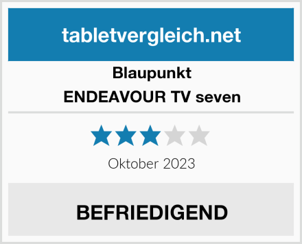 Blaupunkt ENDEAVOUR TV seven Test