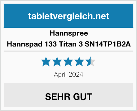 Hannspree Hannspad 133 Titan 3 SN14TP1B2A Test