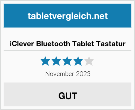  iClever Bluetooth Tablet Tastatur Test