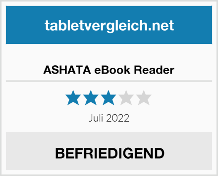  ASHATA eBook Reader Test