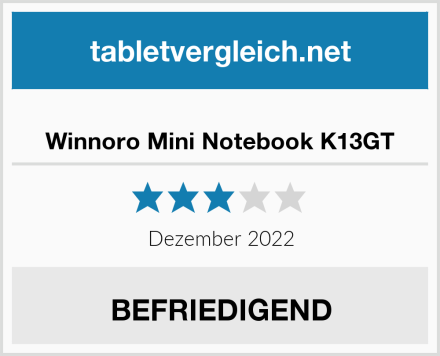  Winnoro Mini Notebook K13GT Test