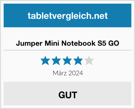  Jumper Mini Notebook S5 GO Test