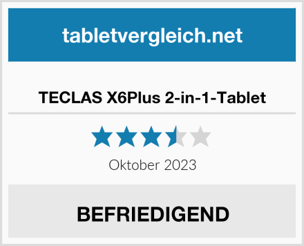  TECLAS X6Plus 2-in-1-Tablet Test