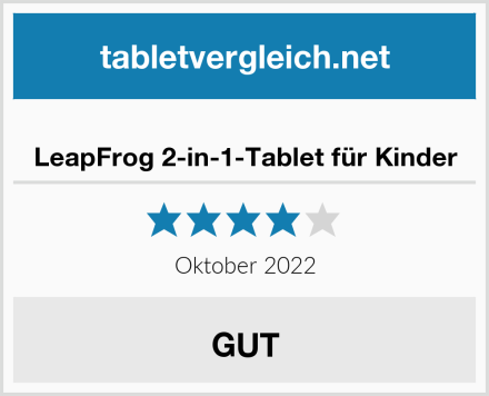  LeapFrog 2-in-1-Tablet für Kinder Test